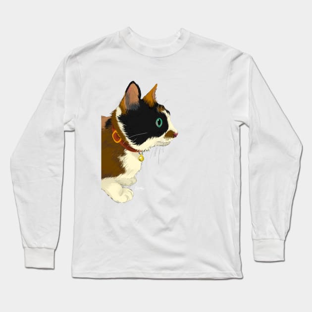 My cat Long Sleeve T-Shirt by BATKEI